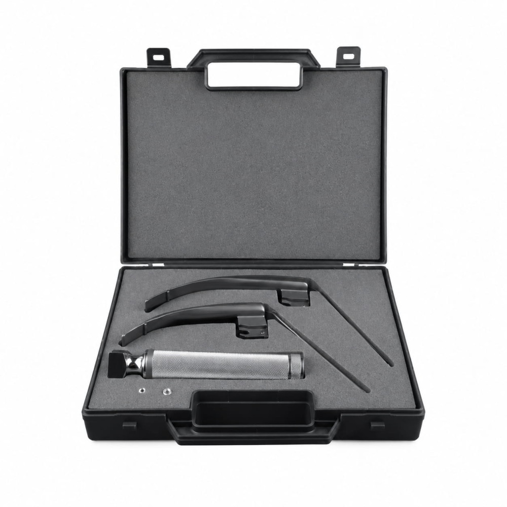 Fiber Optic MacIntosh Laryngoscope Set
